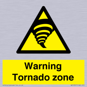 Warning Tornado zone